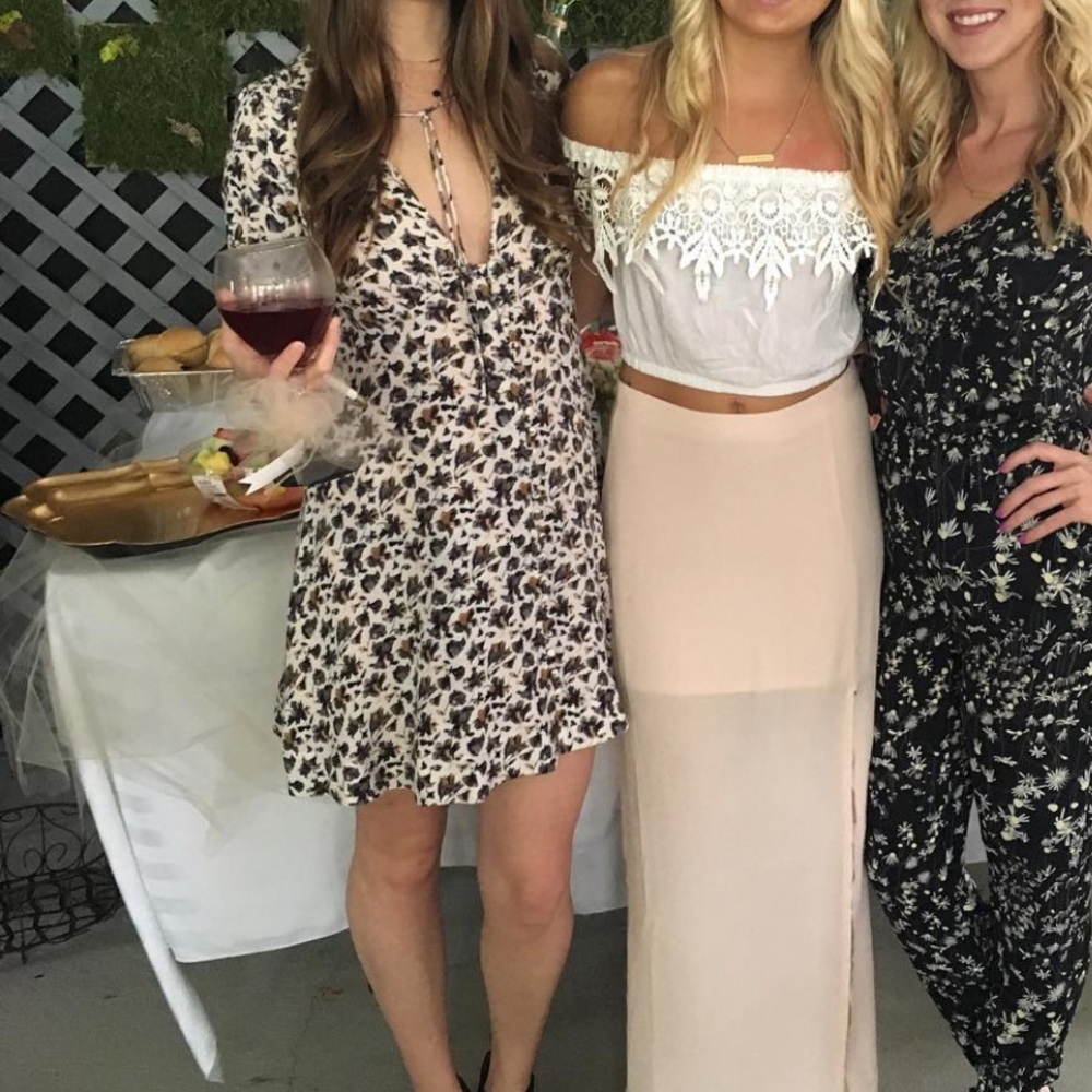 Floral free people dress size 2!